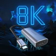 Obraz 3/8 - Jednosmerný káblový adaptér Choetech USB typ C - HDMI 8K@60Hz, sivý (HUB-H16)
