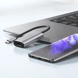 Obraz 6/8 - Jednosmerný káblový adaptér Choetech USB typ C - HDMI 8K@60Hz, sivý (HUB-H16)