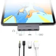 Kép 5/8 - Choetech multifunkcionális USB HUB Typ C 4in1, 60W, PD, Apple iPad Pro készülékhez  (HUB-M13)