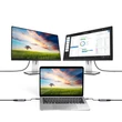 Obraz 5/6 - Choetech jednosmerný káblový adaptér USB Type-C na DisplayPort 4K 60Hz, 20 cm, sivý (HUB-H11)