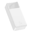 Kép 4/8 - Baseus Bipow digitális kijelzős Power bank 30000mAh, 20W, 2x USB / USB Type C / micro USB, 15W, fehér (PPDML-K02)