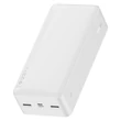 Kép 6/8 - Baseus Bipow digitális kijelzős Power bank 30000mAh, 20W, 2x USB / USB Type C / micro USB, 15W, fehér (PPDML-K02)