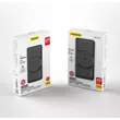 Kép 5/7 - Dudao power bank 10000mAh, 22,5W, Power Delivery, Quick Charge, 2x USB / 1x USB Type C, 15W, Qi vezeték nélküli töltő iPhone-hoz, amely kompatibilis a MagSafe-fel, fekete (K14Pro-black)