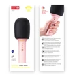 Obraz 5/8 - Joyroom bezdrôtový karaoke mikrofón, Bluetooth 5.0, s reproduktorom, 1200 mAh, ružový (JR-MC5Pink)