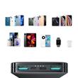 Kép 7/8 - Joyroom power bank 10000mAh, 2,1A, 2x USB, fekete (JR-T012-black)