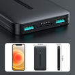 Joyroom power bank 10000mAh, 2,1A, 2x USB, fekete (JR-T012-black)