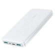 Kép 1/8 - Joyroom power bank 10000mAh, 2,1A, 2x USB, fehér (JR-T012-white)
