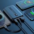 Joyroom Linglong power bank 10000mAh, 20W, Power Delivery, Quick Charge, USB / USB Type C / built-in USB Type C cable, black (JR-L001-black)
