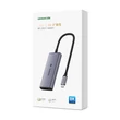 Obraz 3/3 - UGREEN CM500 4-v-1 adaptér USB-C - 3x USB 3.0 + HDMI2.1 8K (sivý)