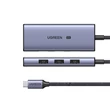 Obraz 2/3 - UGREEN CM500 4-v-1 adaptér USB-C - 3x USB 3.0 + HDMI2.1 8K (sivý)