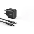Obraz 5/5 - Sieťová nabíjačka UGREEN CD250, 25 W, USB-C (čierna) + kábel USB-C na USB-C, 2 m (čierny)