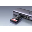 Obraz 7/8 - UGREEN CM512 6 az 1-ben USB-C adapter - 2x USB + HDMI + USB-C + RJ45 + TF/SD (szürke)