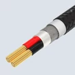 Kép 6/8 - Remax Gition 3 az 1-ben nylon fonott USB - micro USB / Lightning / USB-C kábel, 2.8A, 1,15M, fekete
