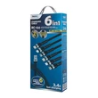 Kép 3/3 - Remax Jany Series többfunkciós 6 az 1-ben USB kábel - micro USB + USB Type C + Lightning / micro USB + USB Type C + Lightning, 2m, fekete (RC-124)