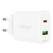 Obraz 1/8 - Sieťová nabíjačka Acefast USB Type C / USB 20W, PPS, PD, QC 3.0, AFC, FCP, biela (A25-white)