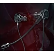 Kép 2/7 - WK Design In-Ear Gaming USB Type C vezetékes fülhallgató, mikrofonnal, távirányítóval, fekete (Y28-black)