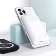 Kép 4/7 - WK Design mágneses vezeték nélküli Power Bank 5000 mAh (MagSafe kompatibilis), fekete (WP-215-black)