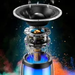 Kép 7/8 - WK Design hordozható vezeték nélküli Bluetooth 5.0 hangszóró, RGB, 2000mAh, fekete (D31-black)