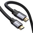 Obraz 2/8 - Kábel HDMI 2.0 radu Baseus Enjoyment, 4K, 3D, 3 m (čierno-sivý)