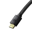 Obraz 3/8 - Baseus High Definition Series HDMI 2.1 kábel, 8K 60Hz, 3D, HDR, 48Gbps, 3m (čierny)