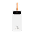 Picture 1/6 -Power Bank Baseus Block 10000mAh, 20W + Lightning cable (white)