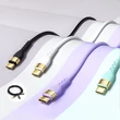 Obraz 7/8 - Joyroom Liquid Silicone USB Type C - Nabíjací / dátový kábel USB Type C PD 100W, 2 m, čierny (S-2050N18-10-black)