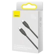 Obraz 5/8 - Baseus USB typu C - kábel USB typu C 100 W, dĺžka 1,2 m, silikagél Jelly Liquid - čierny (CAGD030001)