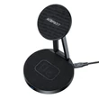 Obraz 3/8 - Bezdrôtová nabíjačka Acefast Qi 15 W pre iPhone (s MagSafe) a Apple AirPods v stojane s magnetickým držiakom čierna (E8 black)