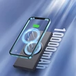 Kép 3/8 - Joyroom power bank 10000mAh 22,5W, Power Delivery, Quick Charge, mágneses vezeték nélküli Qi töltő 15W iPhone-hoz, MagSafe kompatibilis, fekete (JR-W010)