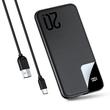 Joyroom Starchi power bank 10000mAh, 20W, Power Delivery, Quick Charge, 2x USB / 1x USB Type C, fekete (JR-QP190)