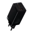 Kép 7/8 - Baseus GaN3 Pro gyors univerzális GaN töltő 2 x USB Type C / USB 65W PD3.0, QC4.0 +, AFC fekete + USB Type C - USB Type C kábel 1m (CCGP050101)