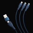 Kép 8/8 - Baseus Flash Series II USB Type C / USB Type A kábel - USB Type C / Lightning / micro USB 100 W 1,2 m fekete (CASS030101)