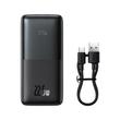 Baseus Bipow Pro powerbank 10000mAh 22.5W + USB 3A kábel 0.3m fekete (PPBD040001)
