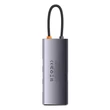 Obraz 2/6 - Baseus Hub 6 v 1, séria Metal Gleam, USB-C - 3x USB 3.0 + HDMI + USB-C PD + VGA