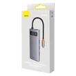 Obraz 5/5 - Baseus Hub 4 v 1 Metal Gleam series, USB-C - 4x USB 3.0