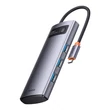Obraz 2/5 - Baseus Hub 4 v 1 Metal Gleam series, USB-C - 4x USB 3.0