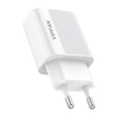 Kép 3/6 - Vipfan E01 hálózati töltő, 1x USB, 2,4A + USB-C kábel (fehér)