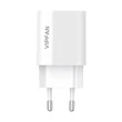 Kép 4/6 - Vipfan E01 hálózati töltő, 1x USB, 2,4A + USB-C kábel (fehér)