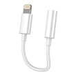 Obraz 2/3 - Vipfan L07 Kábel Lightning 3,5 mm mini jack na 3,5 mm AUX, 10 cm (biely)
