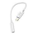 Obraz 3/3 - Vipfan L07 Kábel Lightning 3,5 mm mini jack na 3,5 mm AUX, 10 cm (biely)