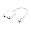 Obraz 2/5 -  Vipfan L10 Kábel Lightning na Lightning + mini jack 3,5 mm AUX, 10 cm (biely)