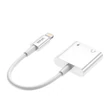 Obraz 3/5 -  Vipfan L10 Kábel Lightning na Lightning + mini jack 3,5 mm AUX, 10 cm (biely)