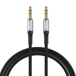 Obraz 1/5 - Vipfan L11 mini jack 3,5 mm AUX kábel, 1 m, pozlátený (sivý)