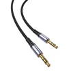 Obraz 2/5 - Vipfan L11 mini jack 3,5 mm AUX kábel, 1 m, pozlátený (sivý)