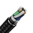 Obraz 5/5 - Vipfan L11 mini jack 3,5 mm AUX kábel, 1 m, pozlátený (sivý)