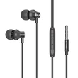 Kép 1/5 - Vipfan M07 vezetékes fülhallgató, 3.5mm (szürke)