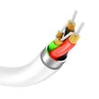 Obraz 4/5 - Vipfan P04 USB-C Lightning kábel, 3A, PD, 1 m (biely)