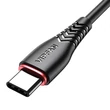 Kép 4/4 - Vipfan X01 3w1 USB-C/Lightning/Micro 3.5A USB kábel (fekete)