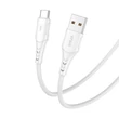 Obraz 2/4 - Vipfan Farebný kábel X12 USB a USB-C, 3A, 1 m (biely)