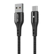 Obraz 1/3 - Vipfan Farebný kábel X13 USB na USB-C 3A, 1,2 m (čierny)